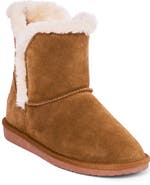 Minnetonka Milltown Water Resistant Faux Fur Bootie