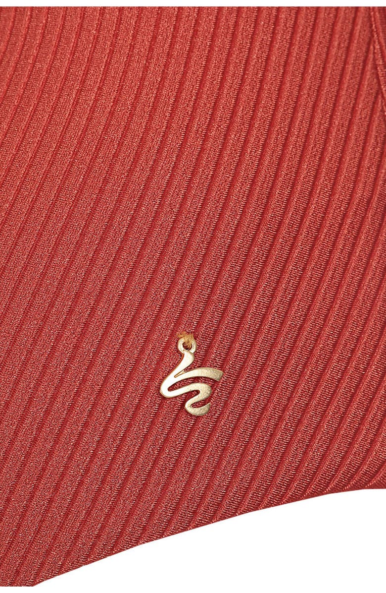 KIBYS Sunset Bazaar Hannah Trikini One Piece, Alternate, color, Terracota Rusty Copper