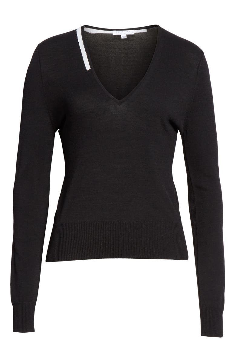 Equipment Demia V-Neck Sweater, Alternate, color, 