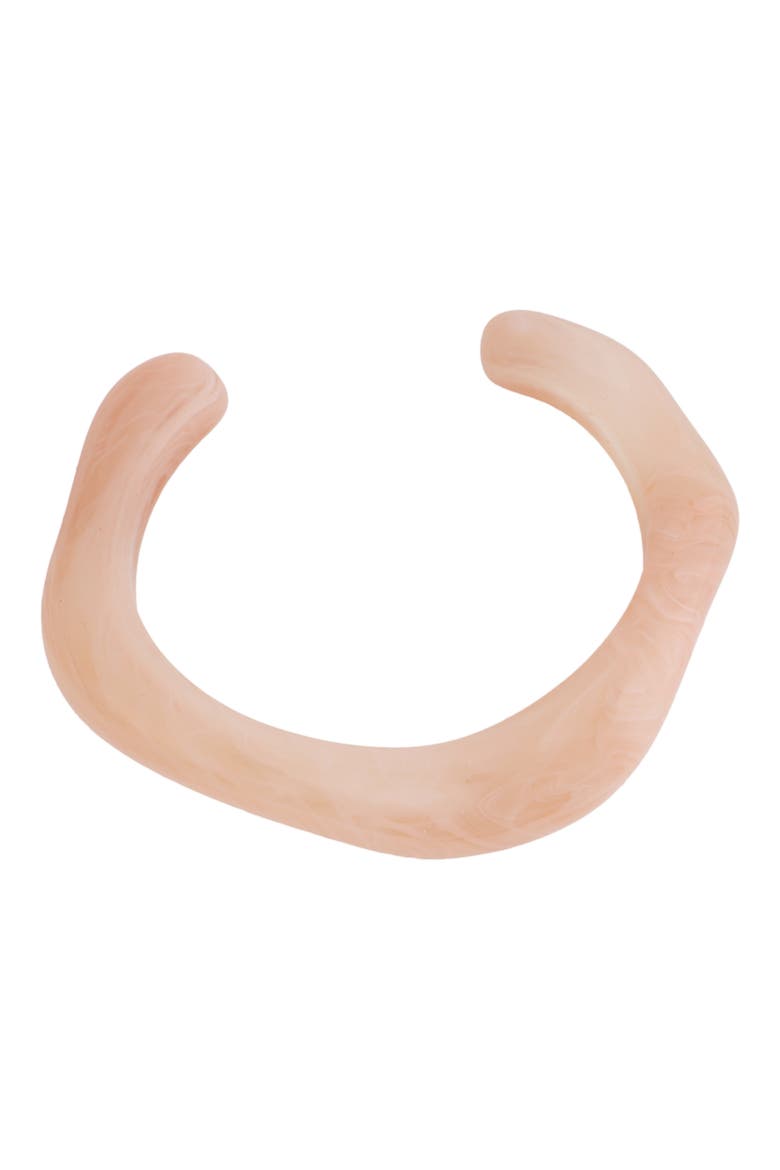 Resin Cuff Bracelet, Main, color, PINK