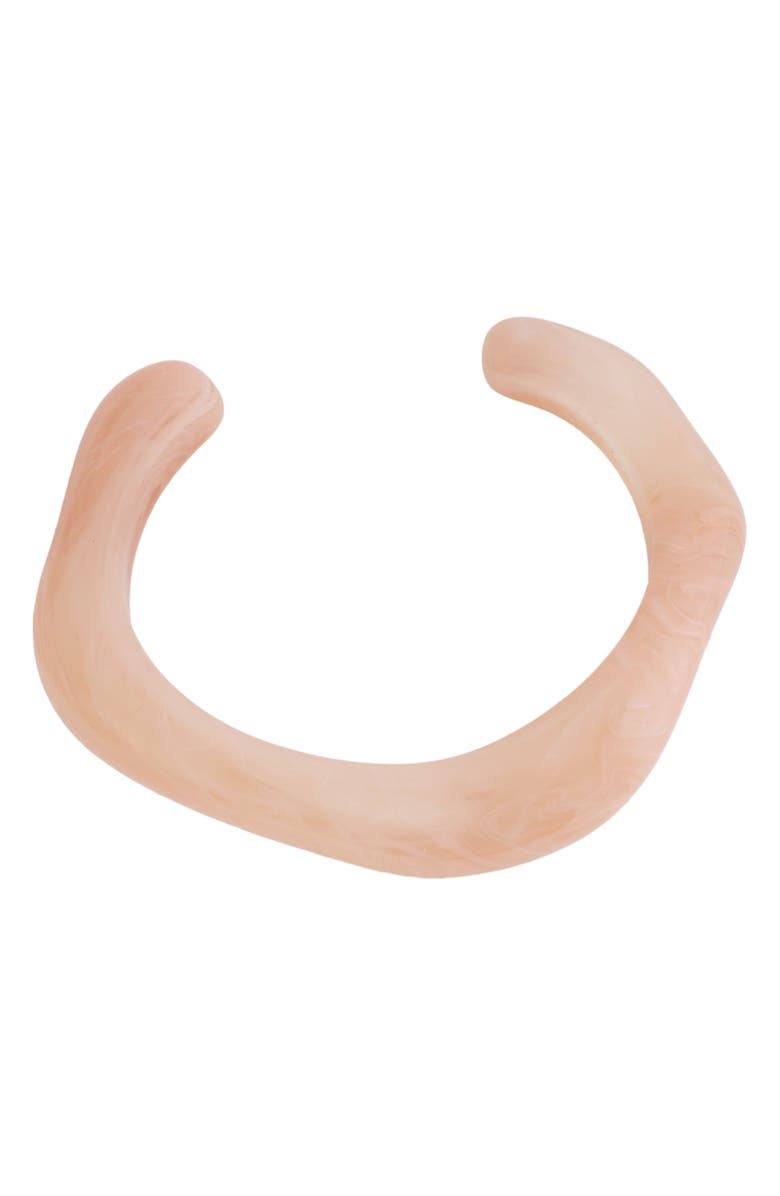 Panacea Resin Cuff Bracelet, Main, color, Pink
