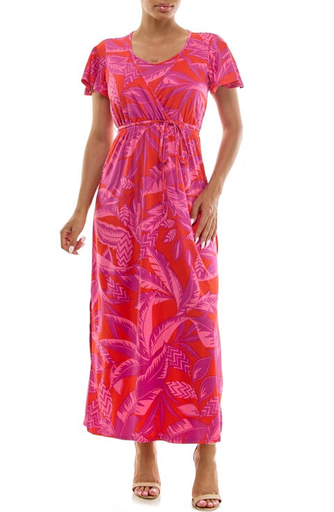 Tie Waist Maxi Dress