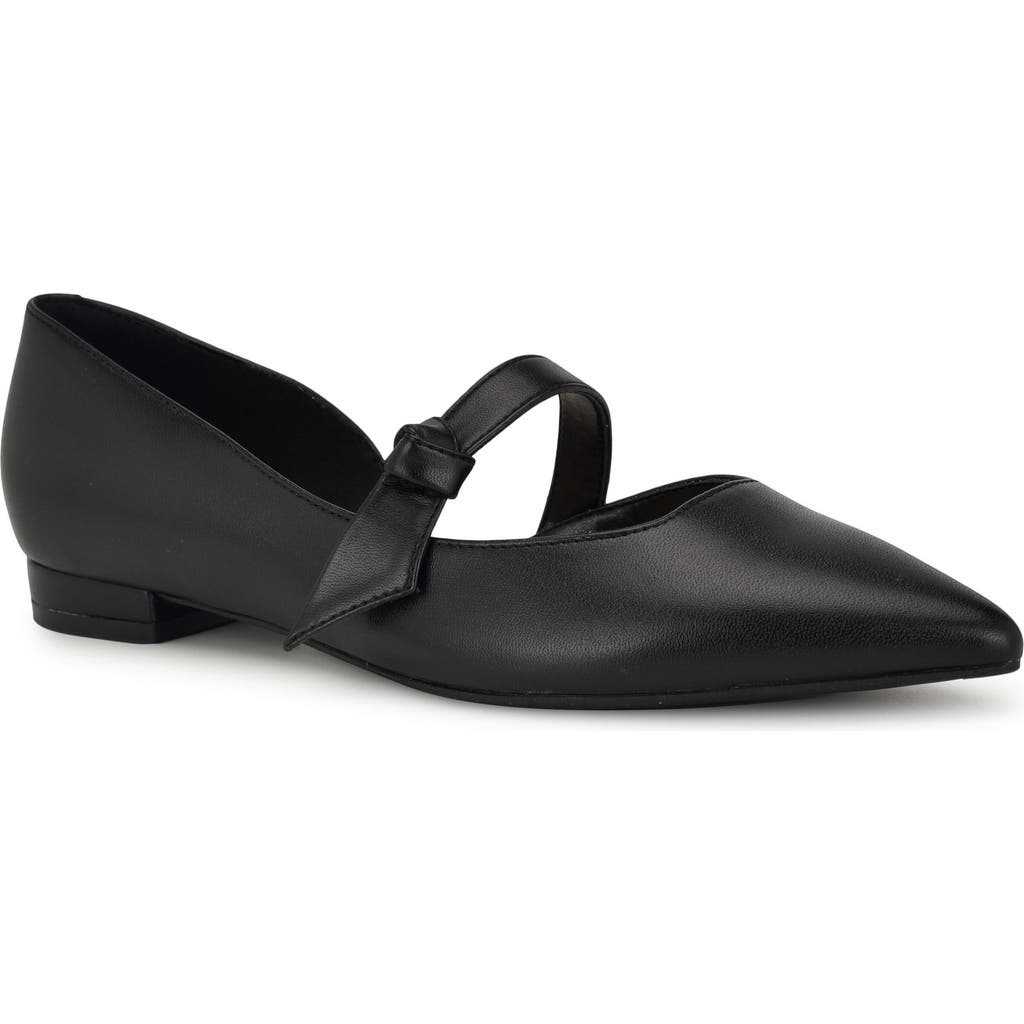 Nine West Women's Luso D'orsay Mary Jane Flats In Black