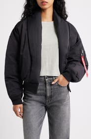 Alpha Industries Shawl Collar Down Flight Jacket