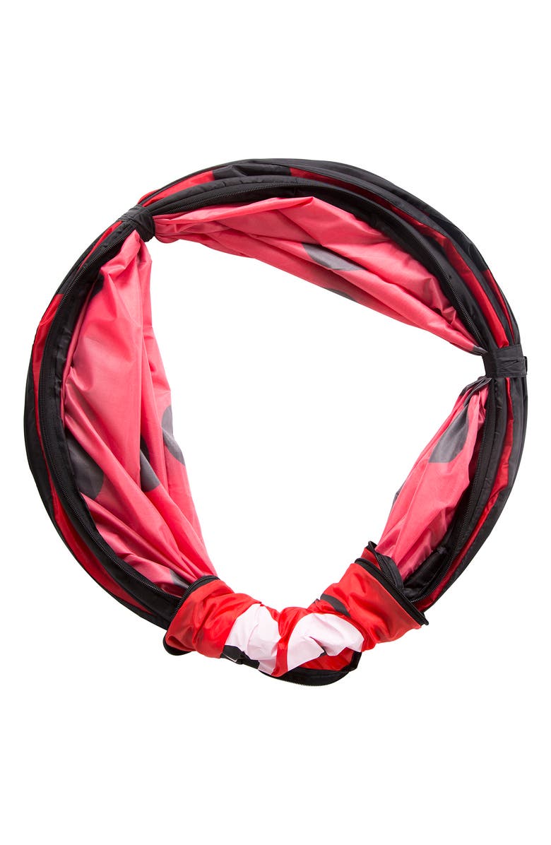 Pacific Play Tents Ladybug Play Tent with Tunnel, Alternate, color, Red Black