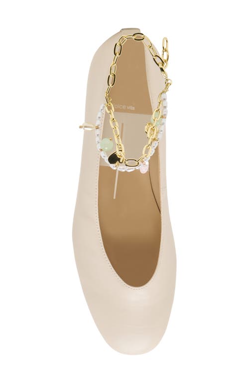 Dolce Vita Baiden Ankle Strap Flat In Neutral