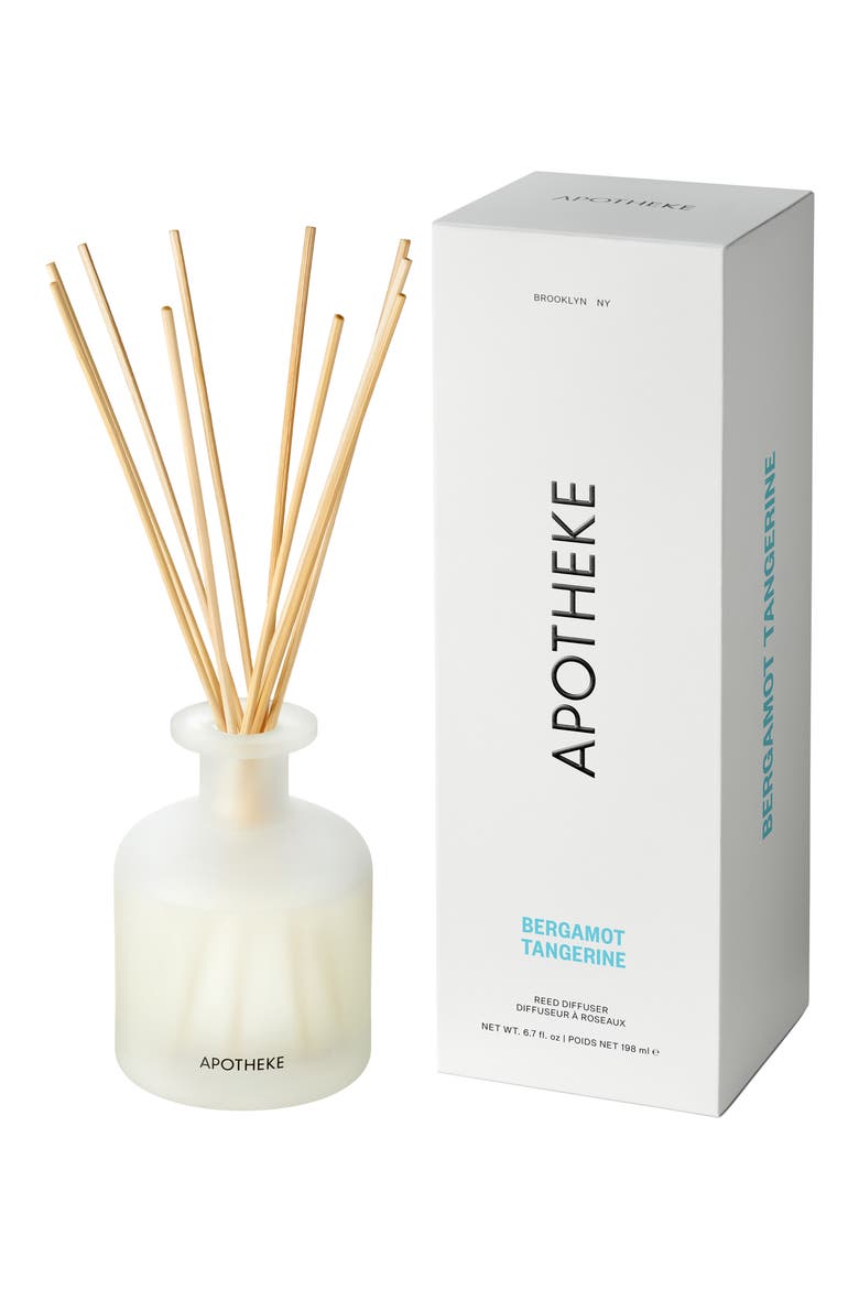 Bergamot Tangerine Reed Diffuser, Main, color, TRANSLUCENT