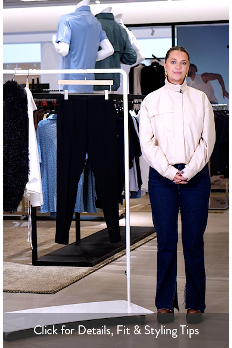 Curator Crepe Slim Trousers video