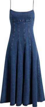 FREEMARKET Denim Babydoll Dress