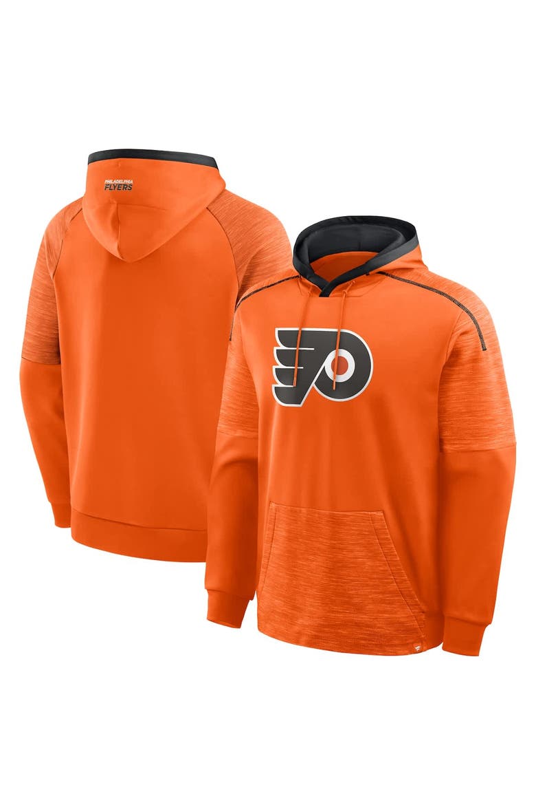 Men's Fanatics Orange Philadelphia Flyers Goaltender Defender Pullover Hoodie, Alternate, color, Orange