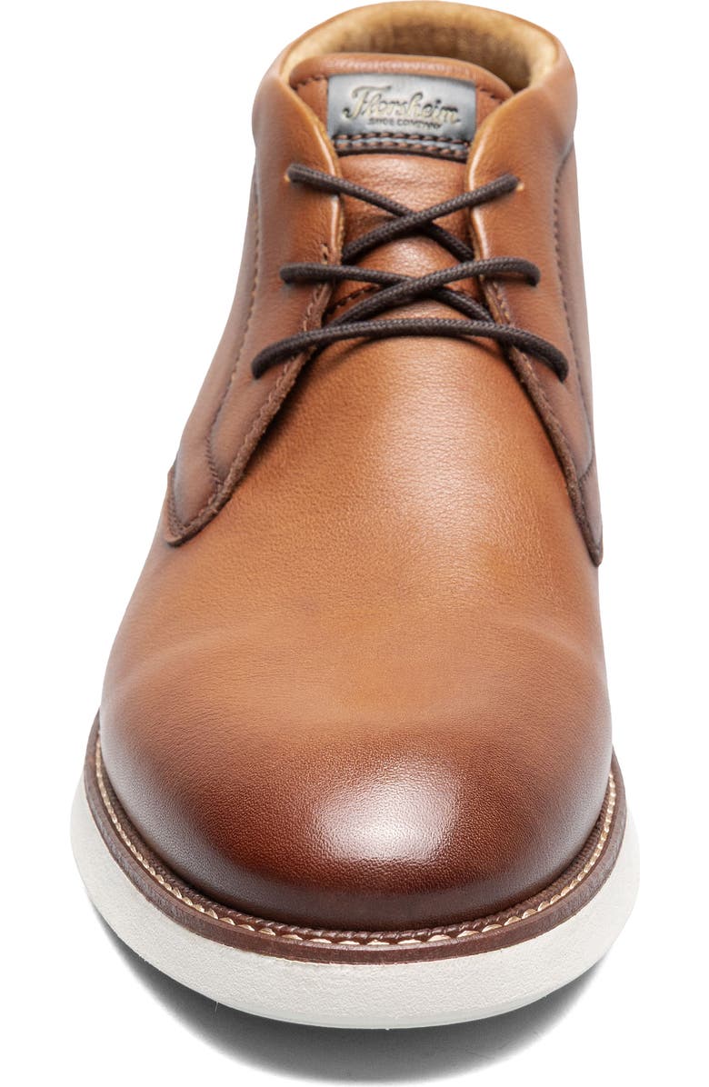 Florsheim Launch Plain Toe Chukka, Alternate, color, Cognac Multi
