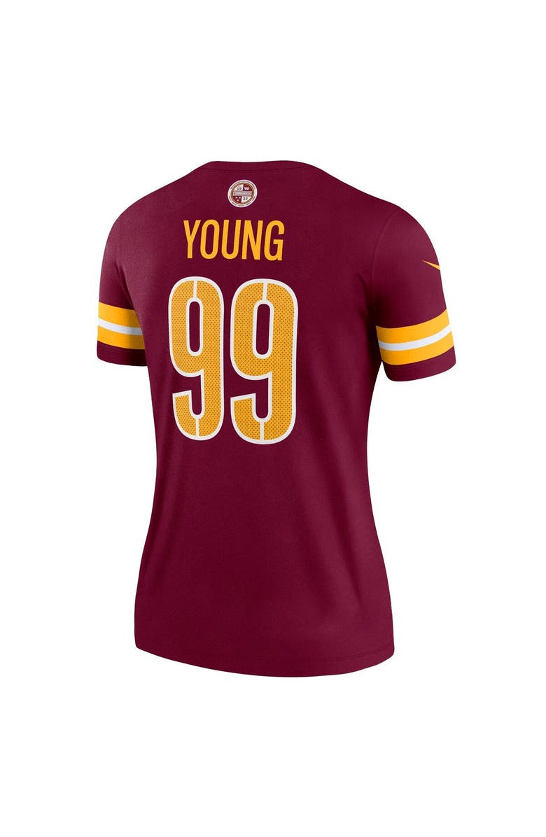 Nike Women's Nike Chase Young Burgundy Washington Commanders Legend Jersey, Alternate, color, 