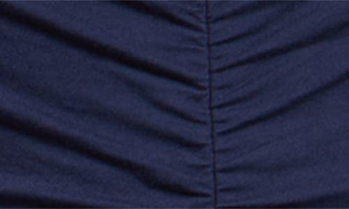 Open Edit Ruched Sleeveless Maxi Dress In Blue