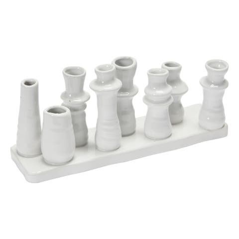 Multi Vase with 8 Sections
