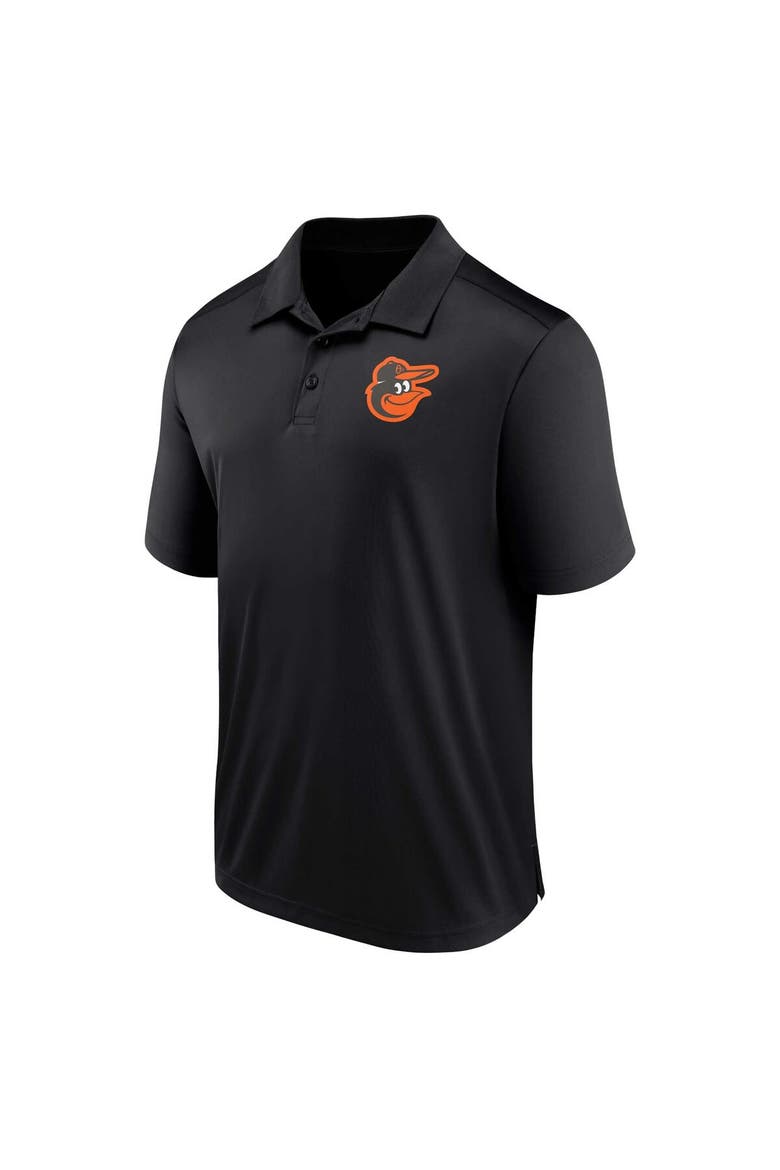 Men's Fanatics Branded Black Baltimore Orioles Logo Polo, Alternate, color, Black