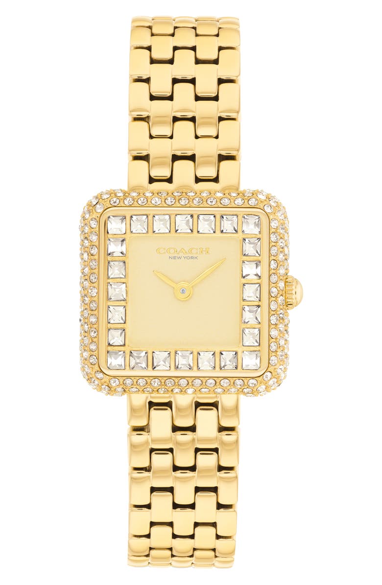 COACH Cass Bracelet Watch, 22mm, Main, color, Gold