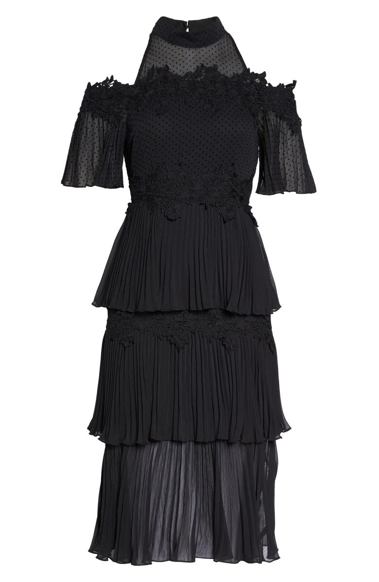 Keepsake the Label Horizons Cold Shoulder Dress, Alternate, color, 