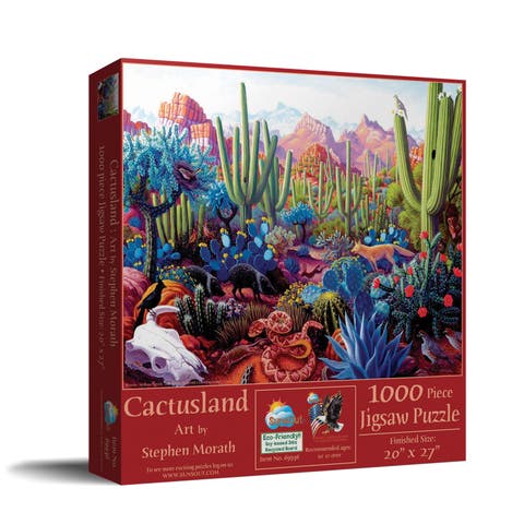Cactusland 1000 piece Jigsaw Puzzle for Adults