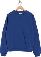 FRAME Washed Cotton Fleece Sweatshirt