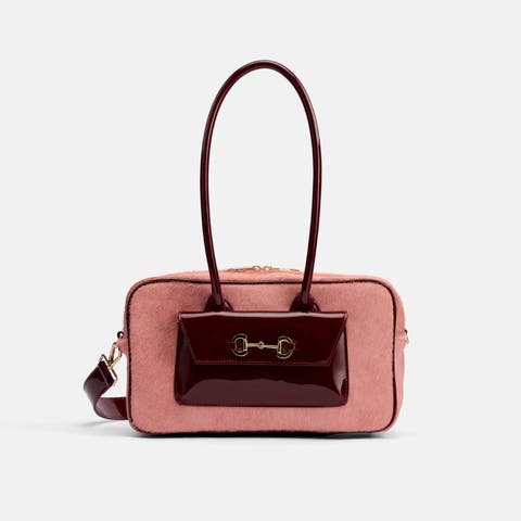 Serena Horsebit Shoulder Bag