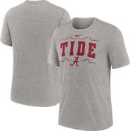 Nike Men's Nike Heather Gray Alabama Crimson Tide Campus Local Tri-Blend T-Shirt