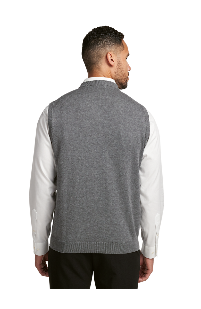 Paul Fredrick Supima Cotton Vest, Alternate, color, Medium Grey