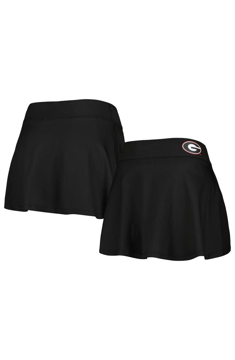 ZOOZATZ Women's ZooZatz Black Georgia Bulldogs Flowy Skort, Main, color, 