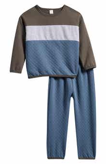 Kids' 2-Piece Quilted Sweatshirt & Joggers Set