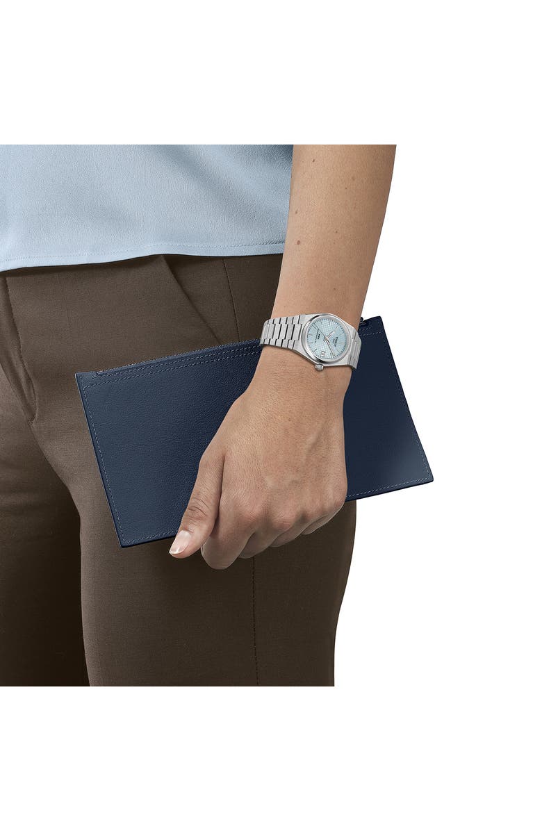 Tissot PRX Powermatic 80 Bracelet Watch, 35mm, Alternate, color, Grey