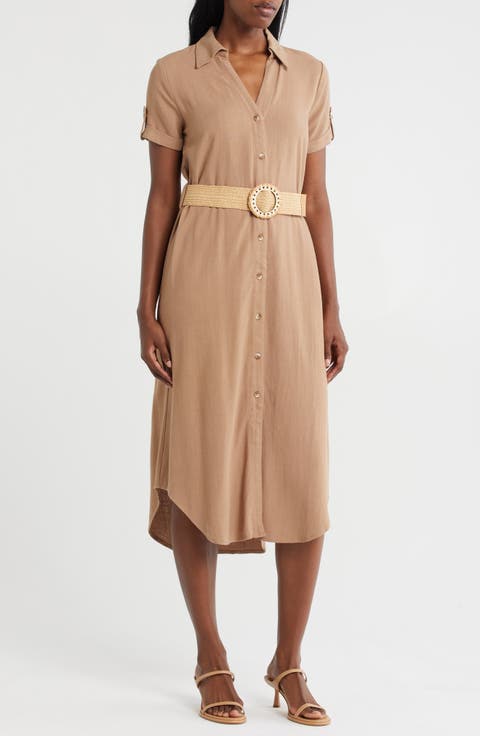 Belted Shirtdress