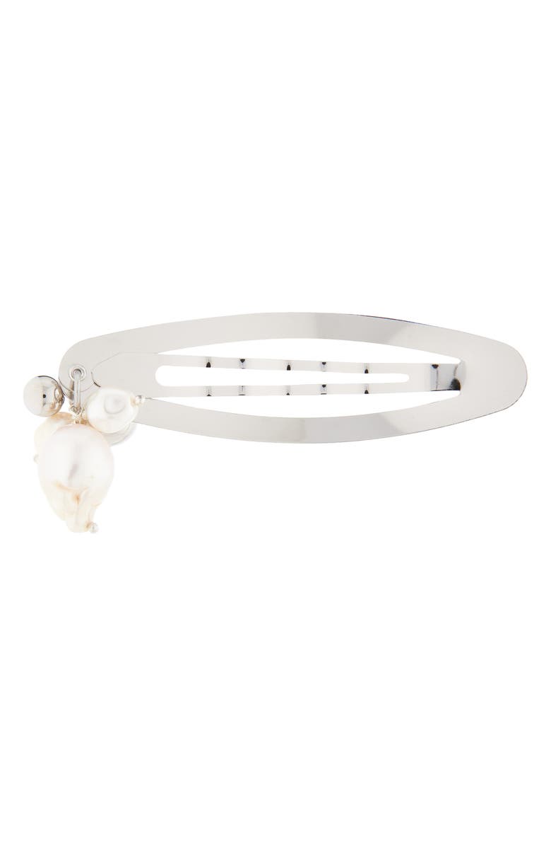Justine Clenquet Mickey Hair Clip, Alternate, color, Palladium