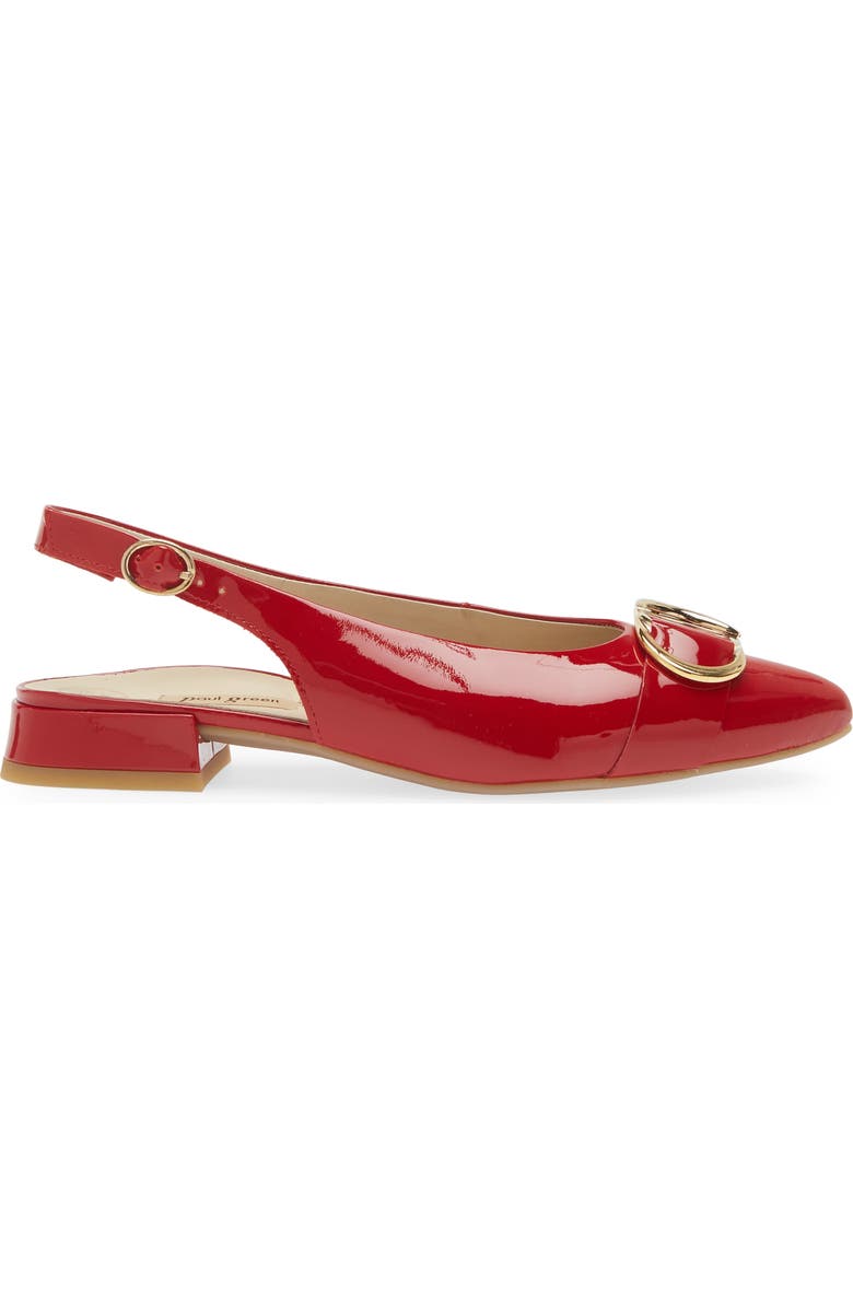 Paul Green Tara Slingback Pointed Toe Pump, Alternate, color, Lipstick Soft Patent
