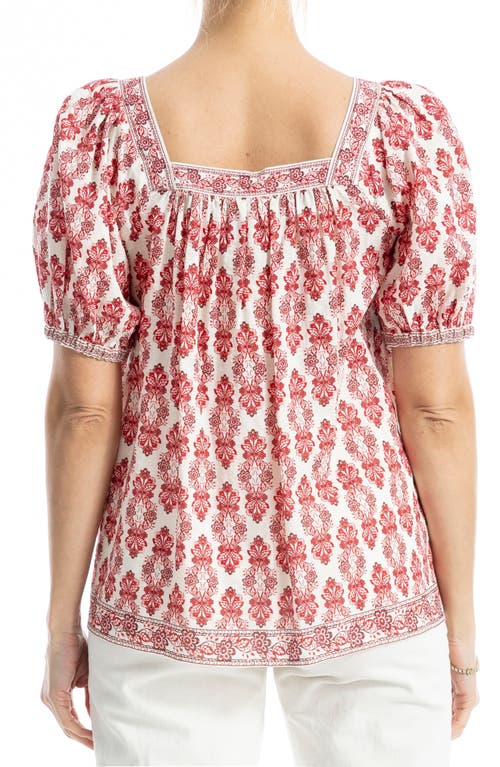 MAX STUDIO MAX STUDIO PUFF SLEEVE TOP