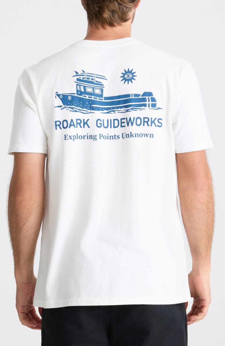 Roark Guideworks Pocket Graphic T-Shirt, Alternate, color, Off White