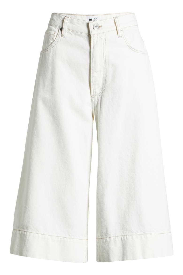 Eva Gaucho Wide Leg Jeans, Alternate, color, CONTRAST ECRU