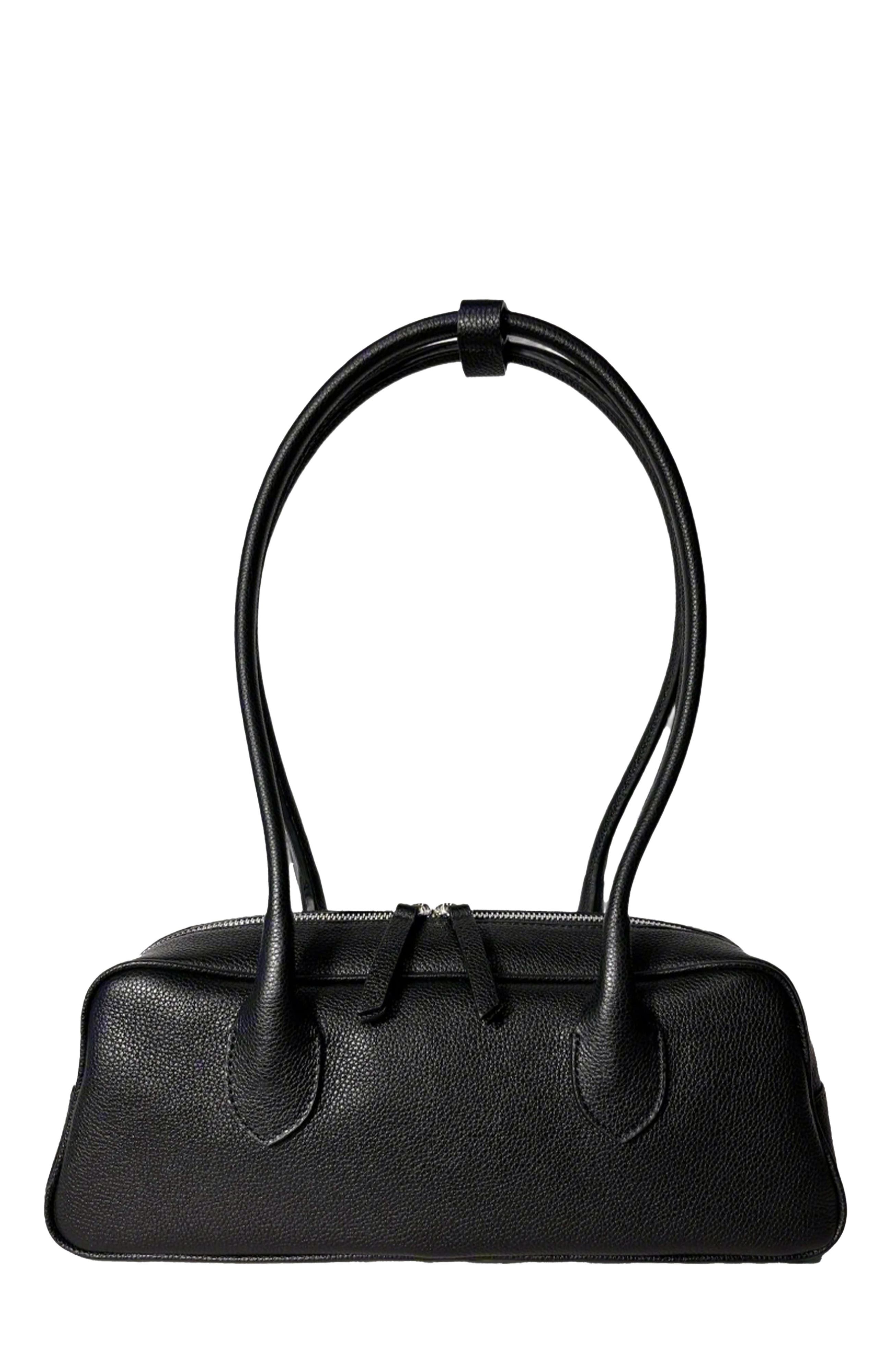 HYER GOODS La Strada Leather East West Bag, Main, color, 