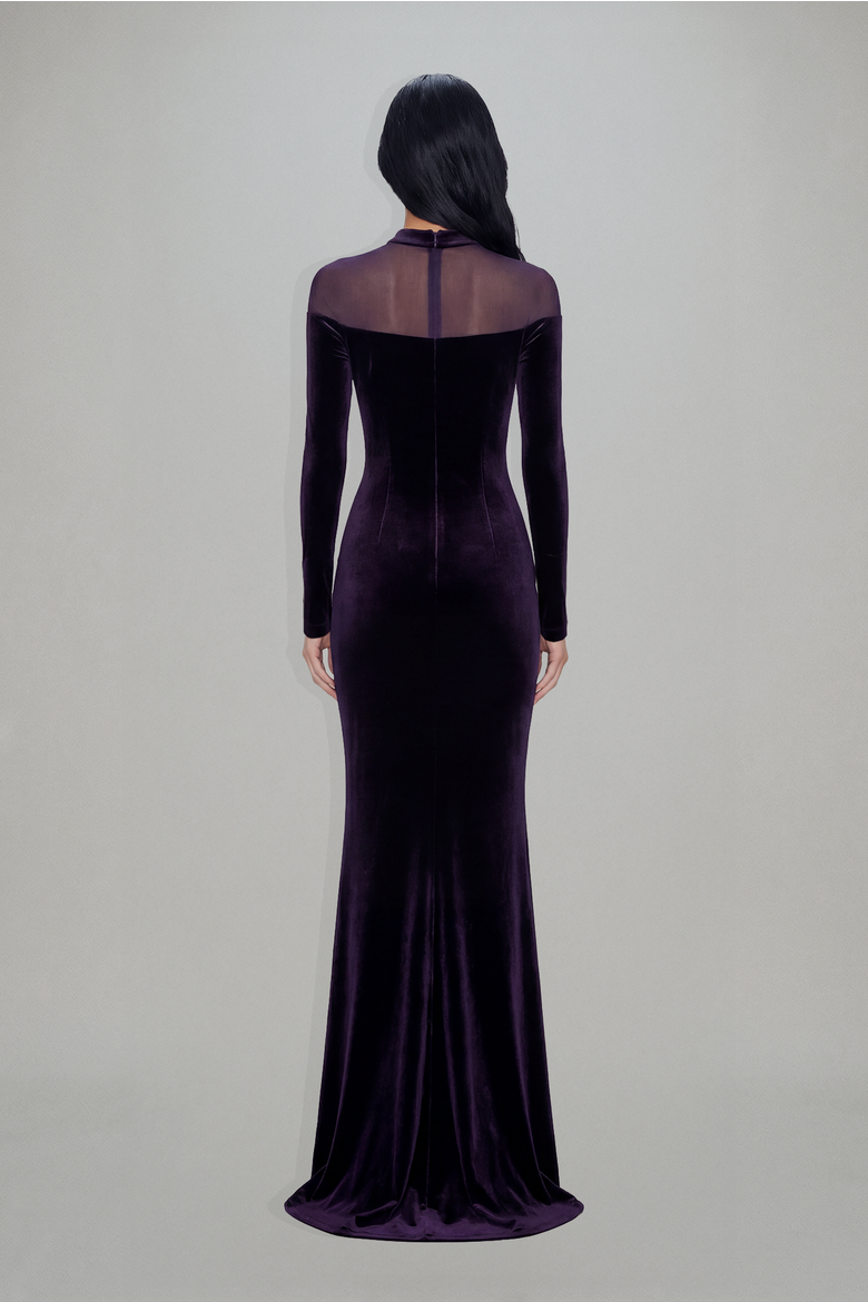 Benn Gown, Alternate, color, Blackberry