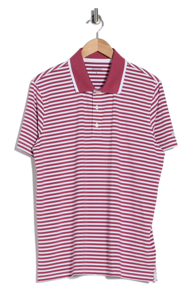 Feeder Stripe Polo, Alternate, color, PURPLE MULTI