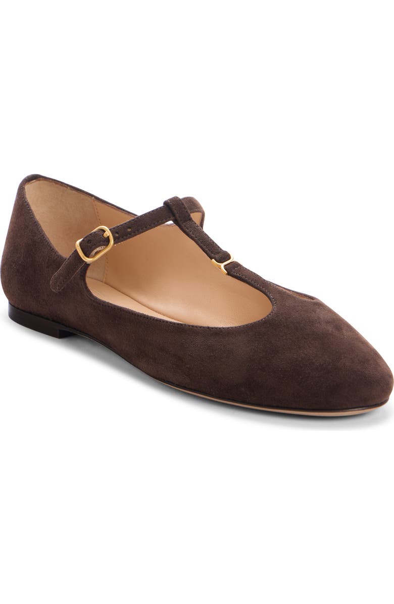 Chloé Marcie Mary Jane Flat, Main, color, Burnt Brown