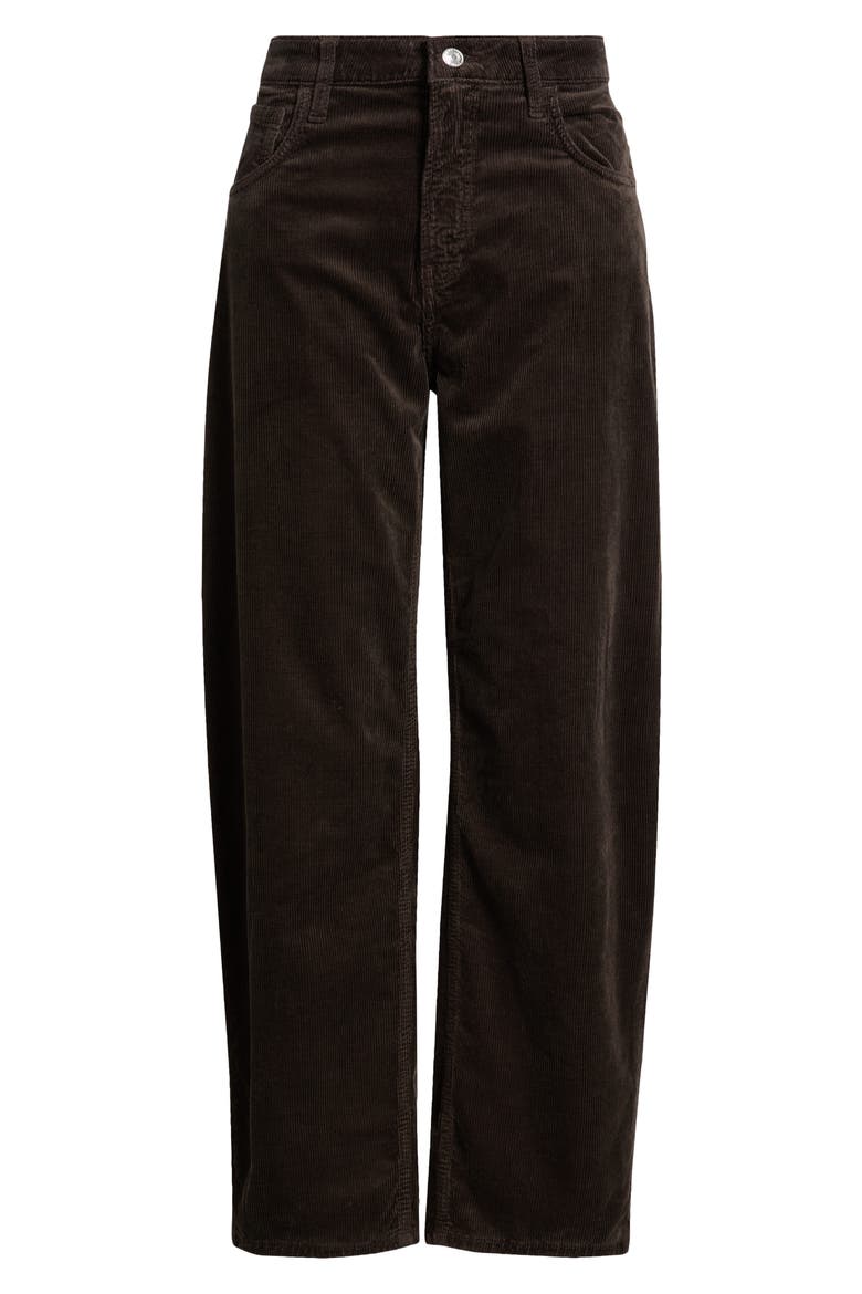 Nica Corduroy Straight Leg Pants, Main, color, DARK CHOCOLATE CORD