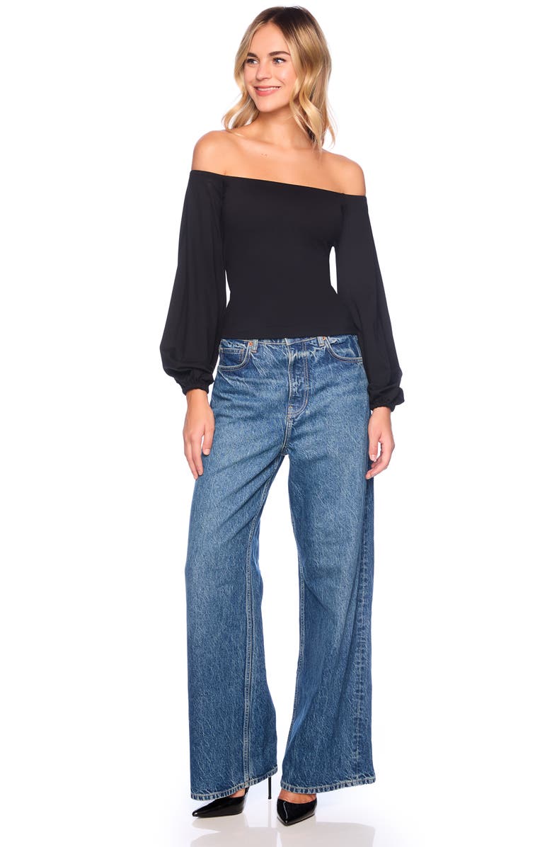 Susana Monaco Poet Off the Shoulder Top, Alternate, color, 