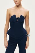 Nocturne Strapless Sculpted Bustier Top