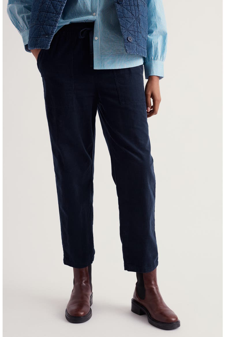 Sholl Corduroy Crop Pants, Main, color, MARITIME