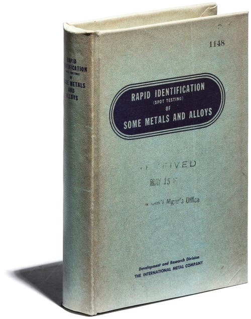 Puebco Empty Book In Metals And Alloys