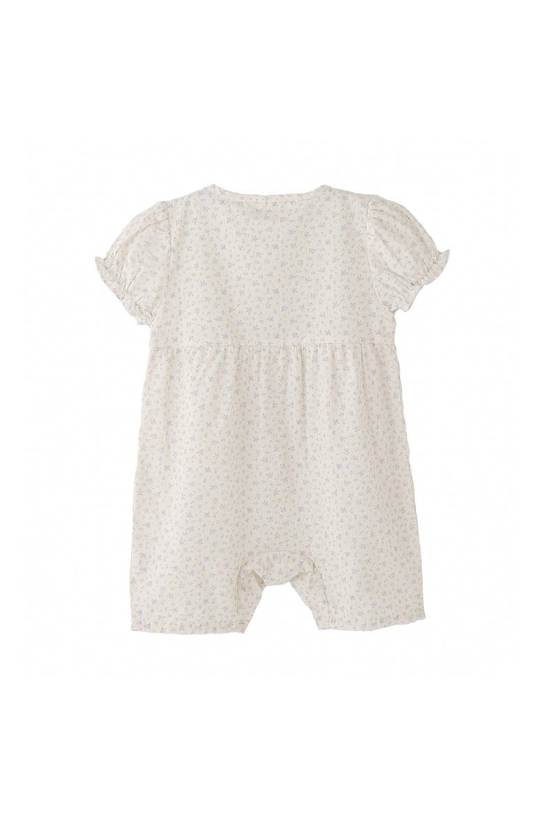Lace Blossom Romper, Alternate, color, Ivory