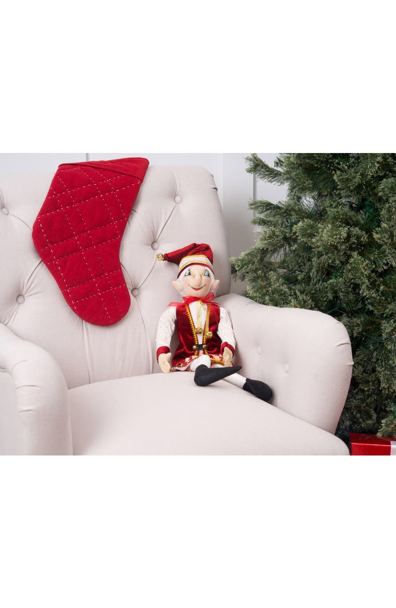 Gallerie II Harlequin Doll, Alternate, color, Red