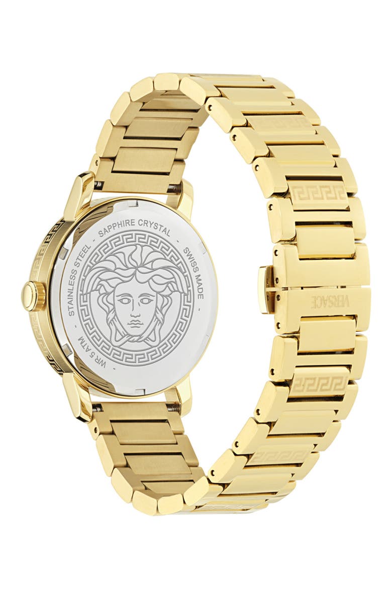 V-Helix Bracelet Watch, 40mm, Alternate, color, IP YELLOW GOLD