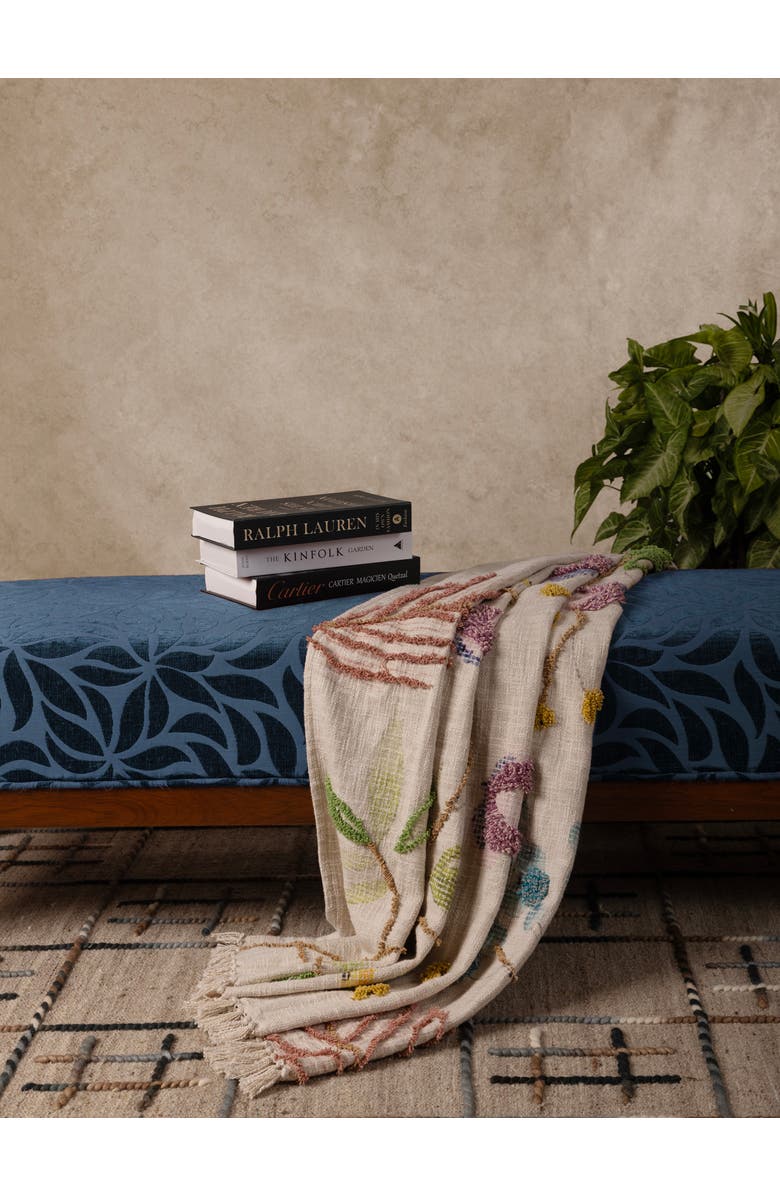 GAURI KOHLI Zurich Throw Blanket, Alternate, color, Multicolored