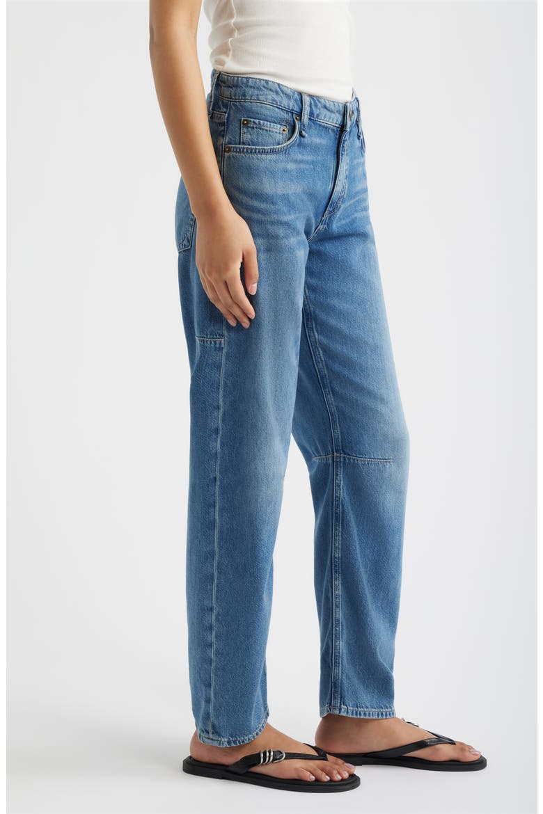Featherweight Stevie Mid Rise Slim Tapered Jeans, Alternate, color, ECHO
