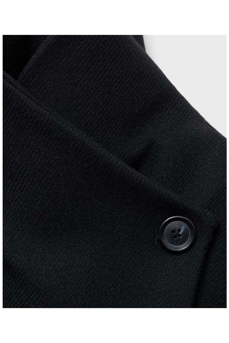 Wool Blend Coat, Alternate, color, BLACK